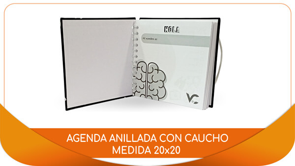 Impresores Ricaurte Impresión Digital Gran Formato Personalizado Anilladas con Caucho Portada y Contraportada